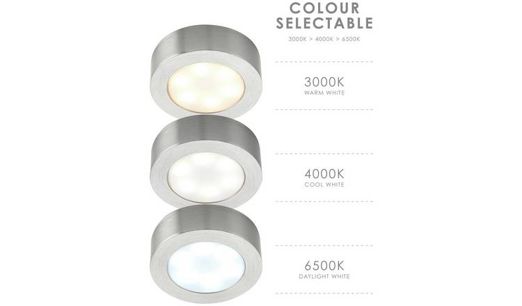 Camber Lighting stainless steel LED cabinet light chrome - British product