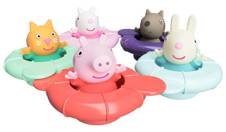 Peppa Pig bath toy pool party set, imported from the UK