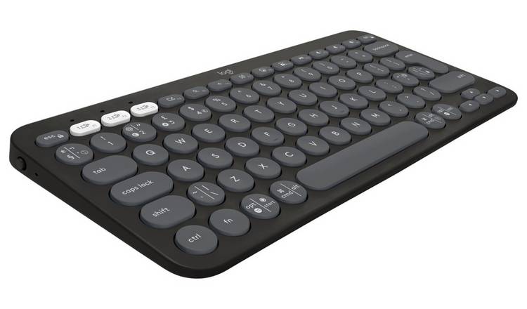 Logitech Pebble Keys 2 K380S wireless keyboard Graphite, UK version