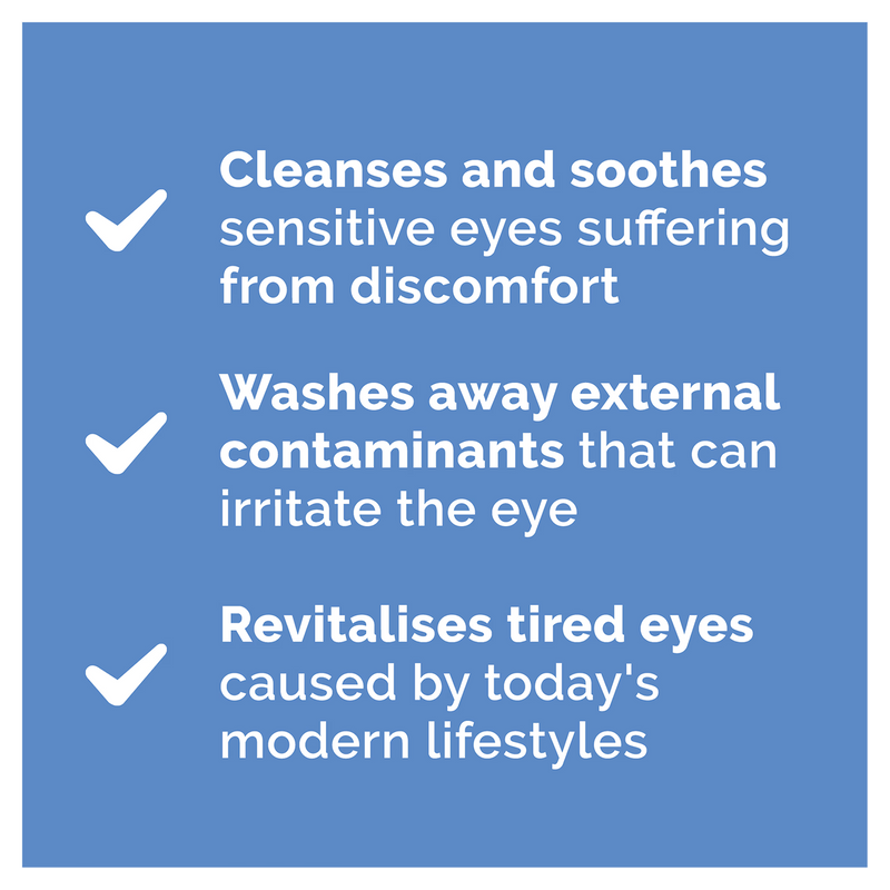 Optrex Multi Action Eye Wash with Flexiseal Eye Bath (British brand)