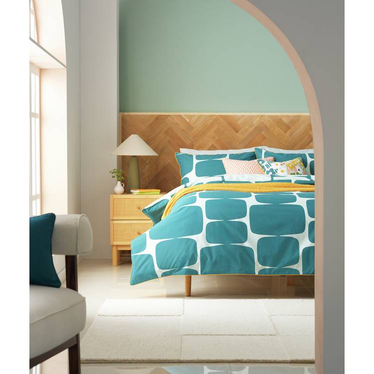 Habitat Scion Lohko teal bedding set single - British product