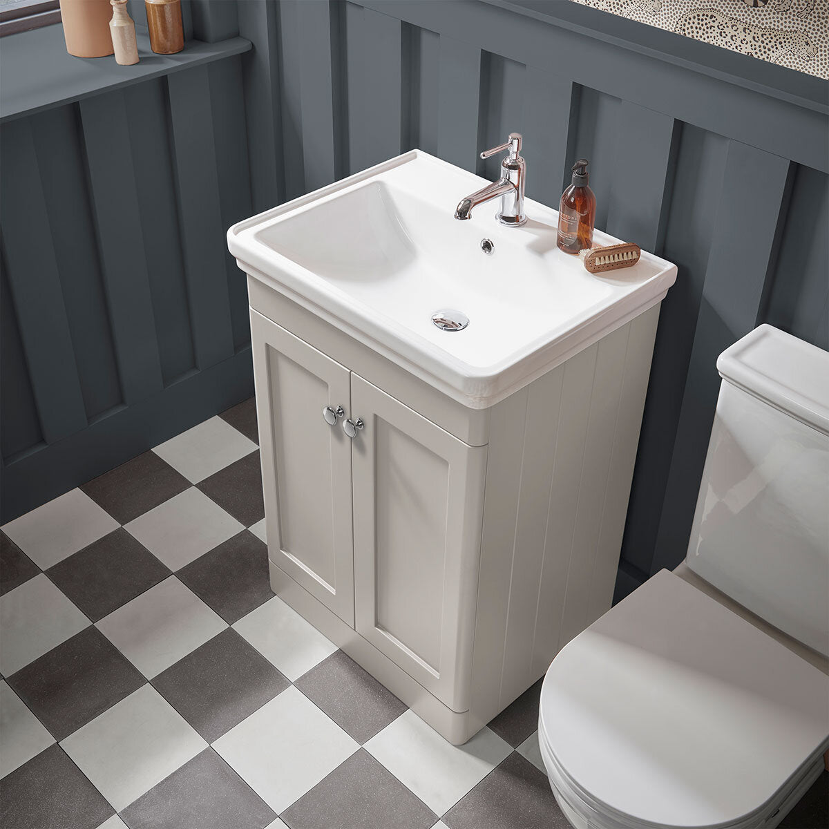 Tavistock Ashby floor mounted vanity unit white (British brand)