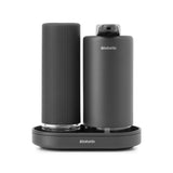 Brabantia sinkstyle soap dispenser set in grey - British product