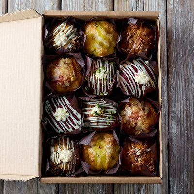 The Original Cake Company Seasonal Muffin Selection 12 x 100g