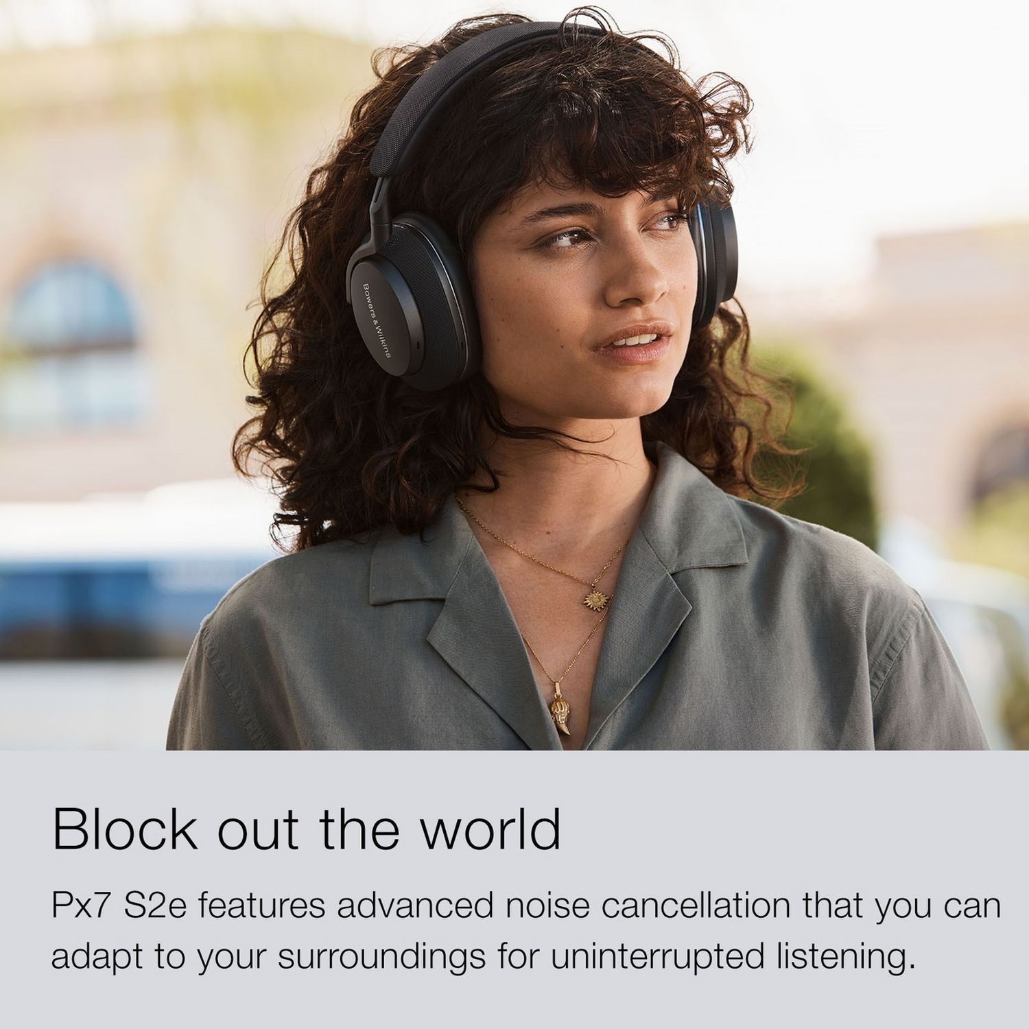 Bowers & Wilkins Px7 S2e wireless headphones, imported from the UK