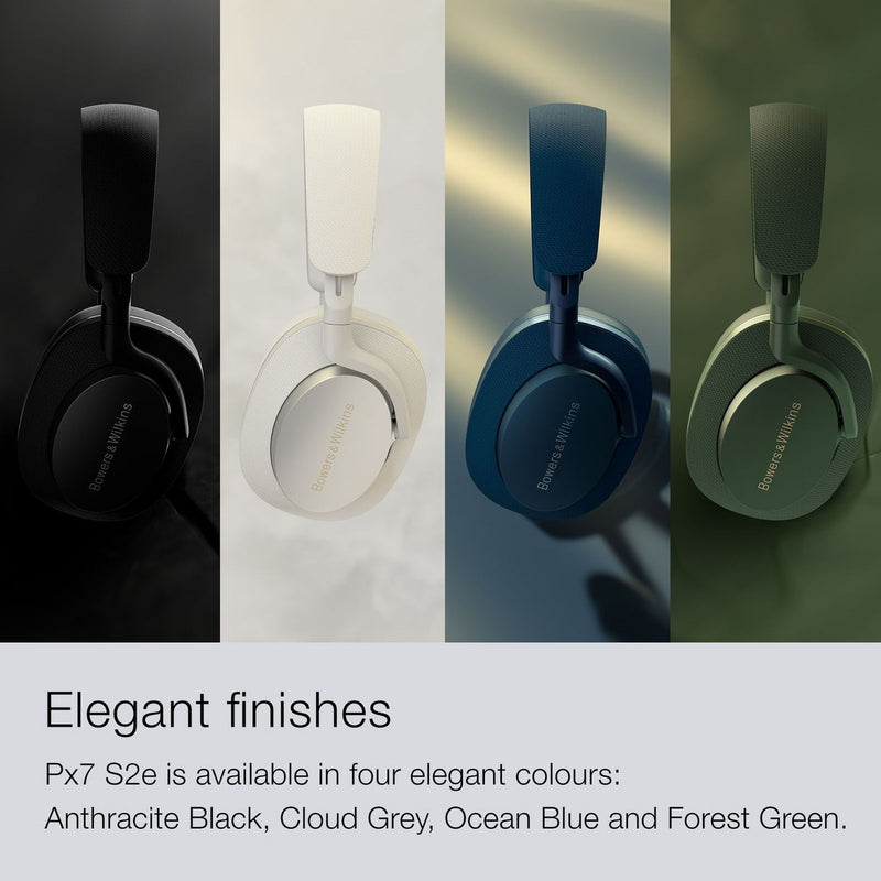 Bowers & Wilkins Px7 S2e wireless headphones, imported from the UK