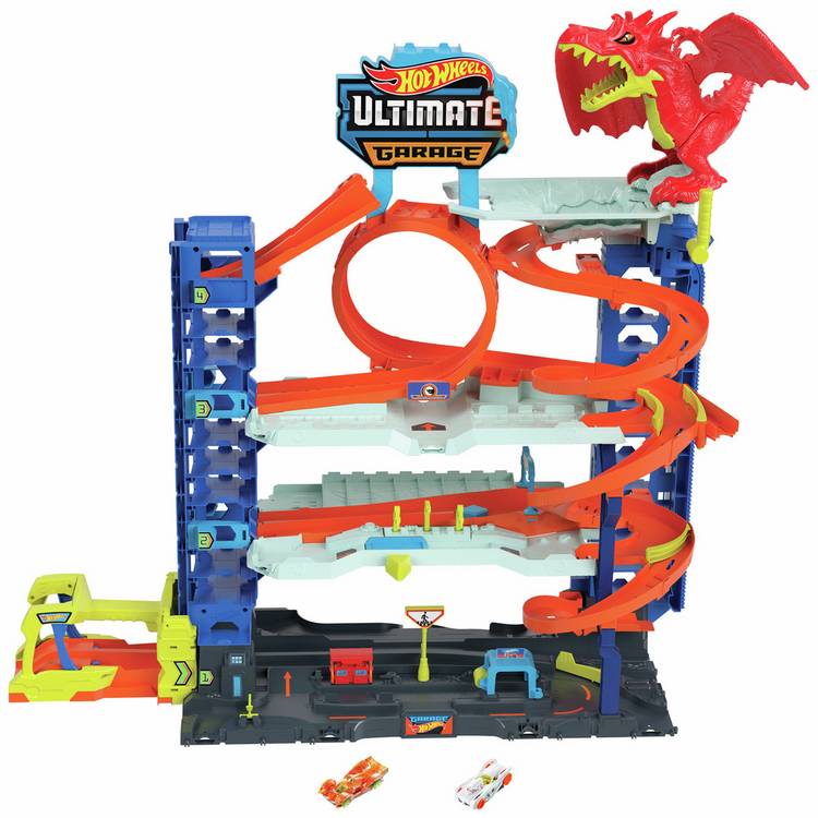 Hot Wheels City Ultimate Garage playset, imported from the UK