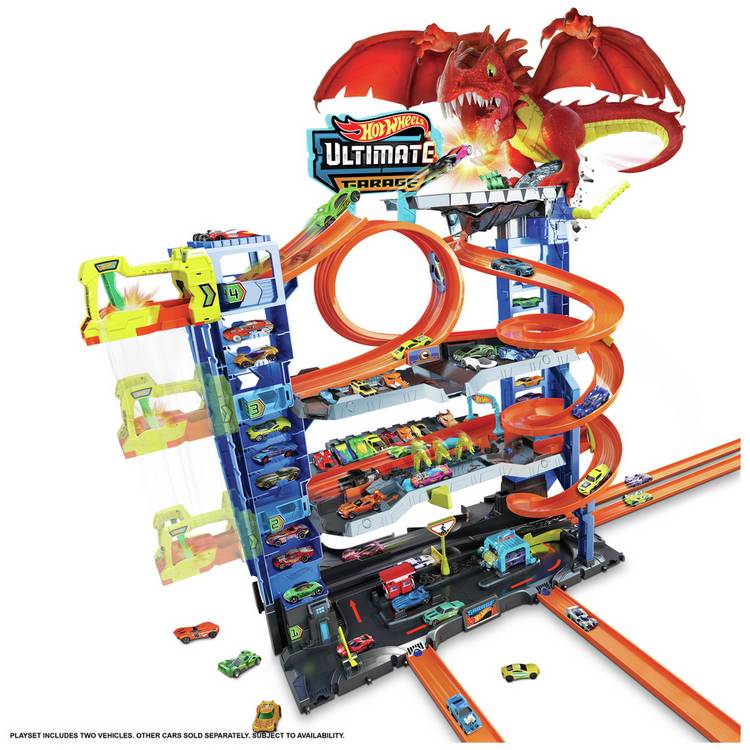 Hot Wheels City Ultimate Garage playset, imported from the UK