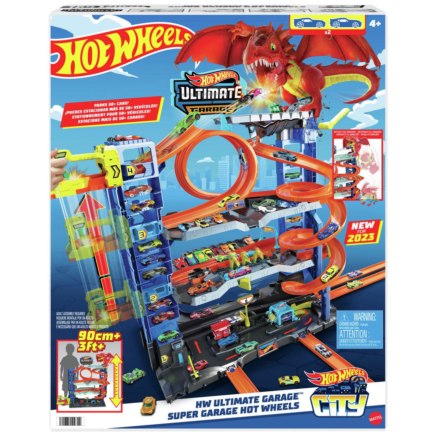 Hot Wheels City Ultimate Garage playset, imported from the UK