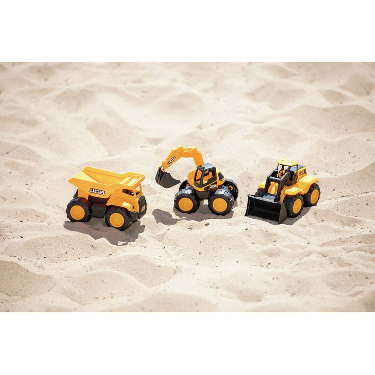 Teamsterz JCB construction vehicles set of 3, UK version