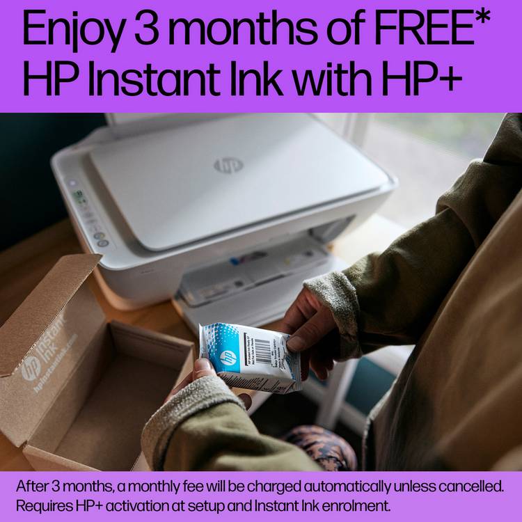 HP DeskJet 2810e wireless all-in-one printer, UK version