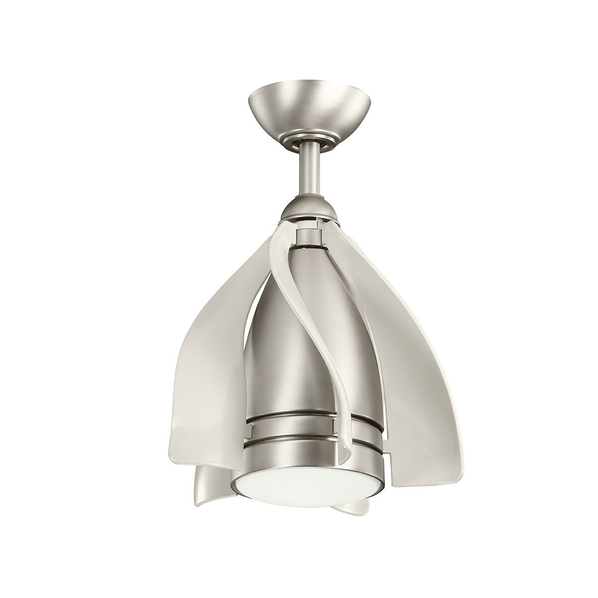 Kichler Terna brushed nickel ceiling fan 38cm, imported from the UK