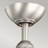 Kichler Terna brushed nickel ceiling fan 38cm, imported from the UK