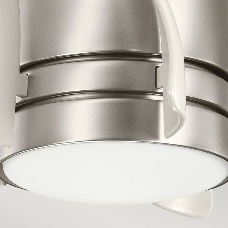 Kichler Terna brushed nickel ceiling fan 38cm, imported from the UK