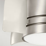 Kichler Terna brushed nickel ceiling fan 38cm, imported from the UK