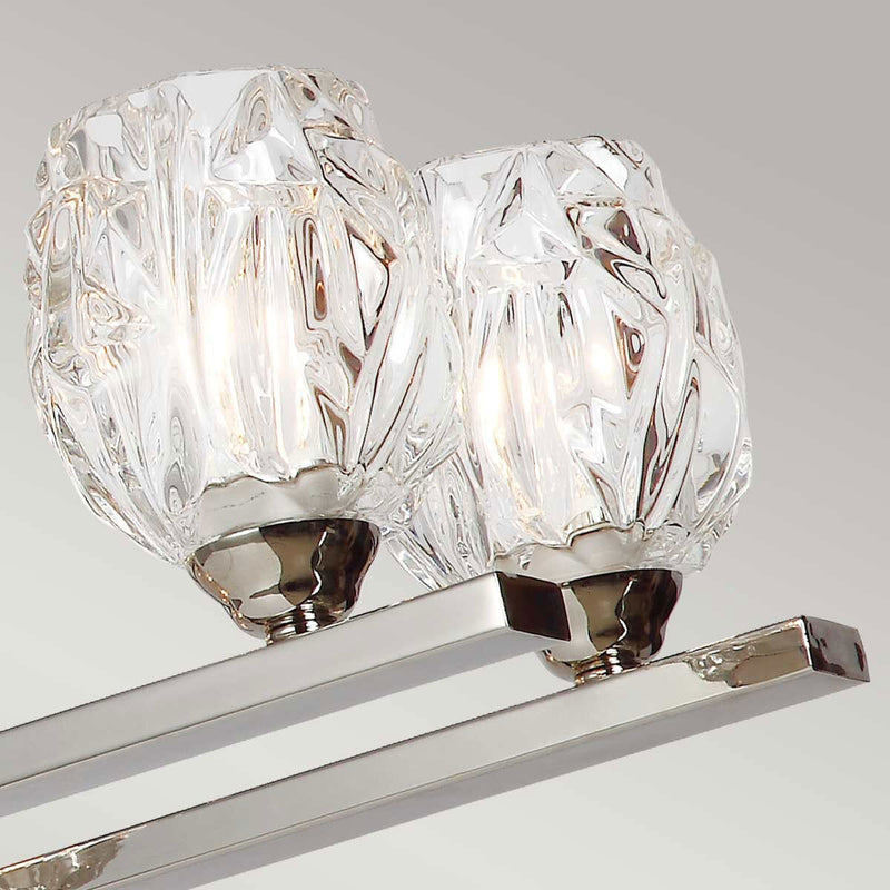 Elstead Rubin 10 light island chandelier polished nickel - British product
