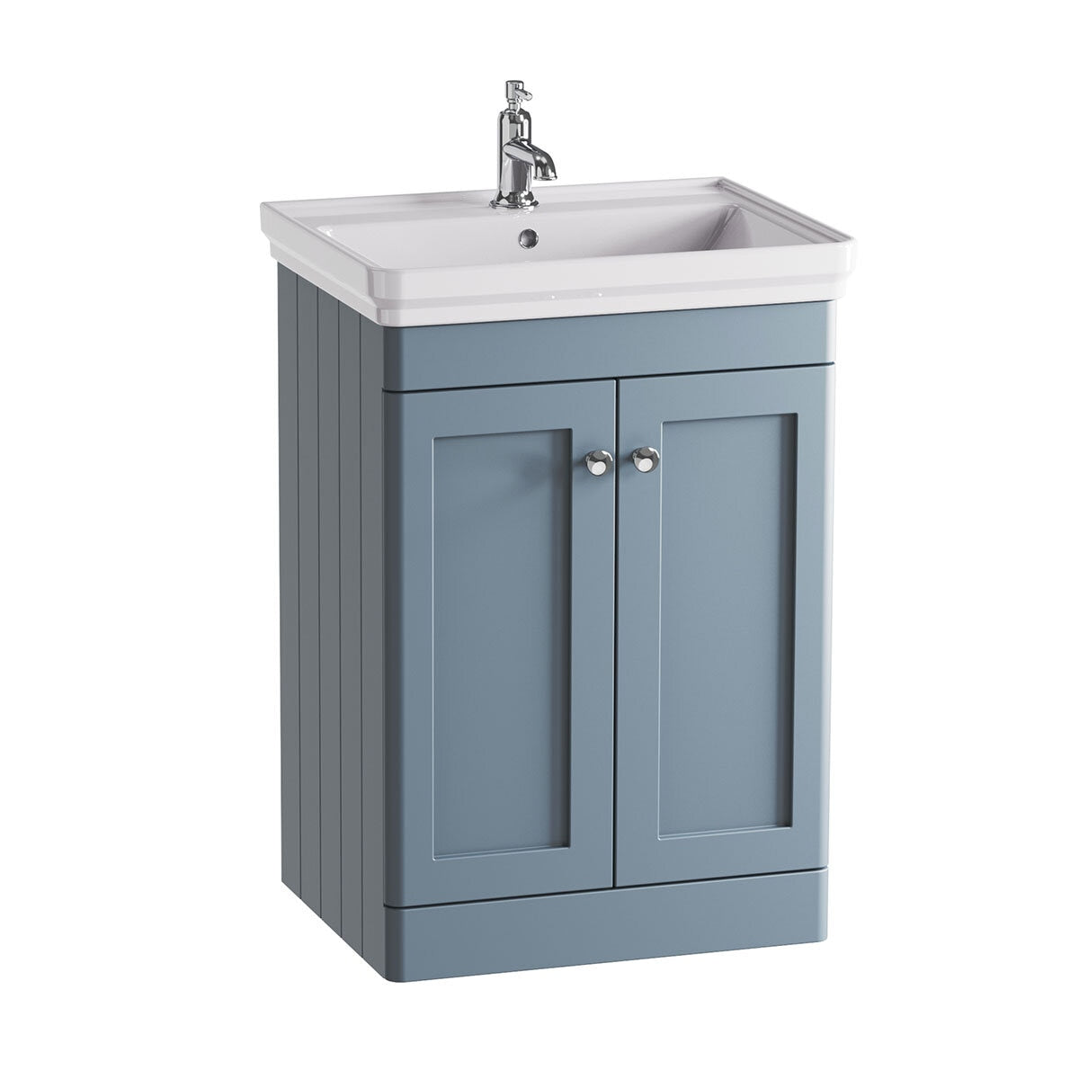 Tavistock Ashby floor mounted vanity unit blue 60.7cm, imported from the UK