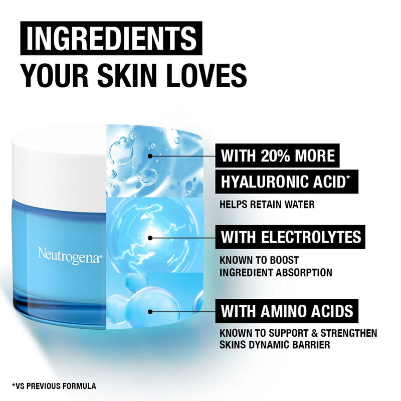 Neutrogena Hydro Boost Water Gel 2x50ml, imported from the UK