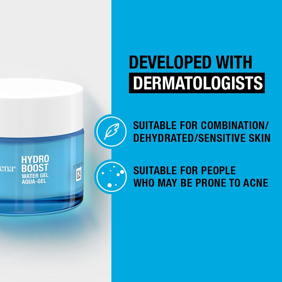 Neutrogena Hydro Boost Water Gel 2x50ml, imported from the UK