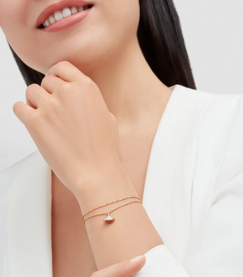 Bvlgari Divas' Dream rose gold mother-of-pearl bracelet, UK version