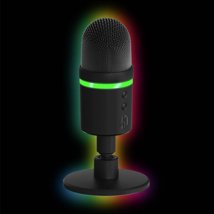 STEALTH gaming microphone light-up USB PC PS4 PS5 (British brand)