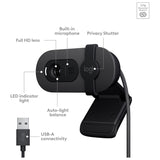 Logitech Brio HD 100 webcam black, imported from the UK