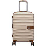 IT Luggage hard expandable cabin suitcase cream, imported from the UK