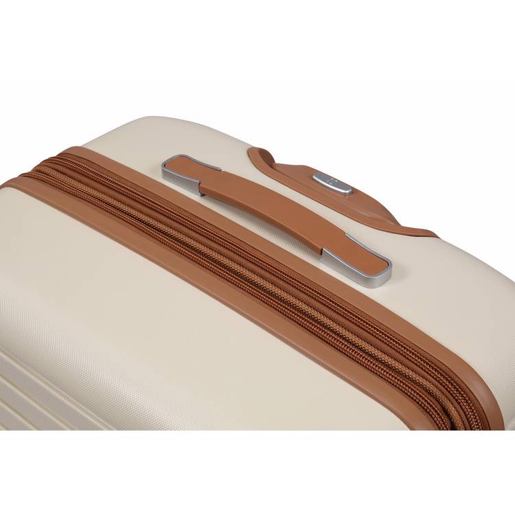 IT Luggage hard expandable cabin suitcase cream, imported from the UK