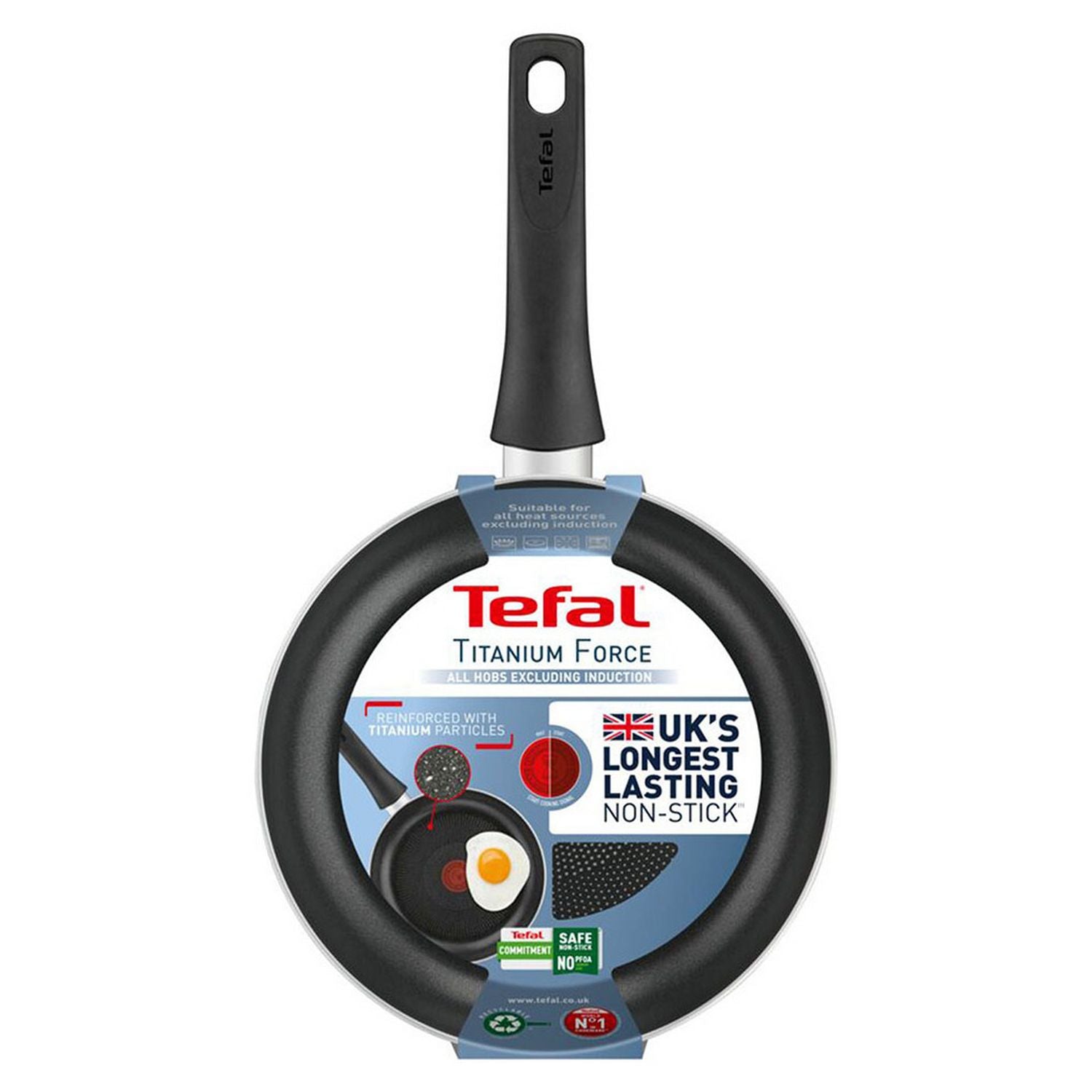 Tefal Titanium Force non-stick frying pan 24cm (British brand)
