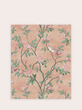 Laura Ashley Blush Eglantine A4 wallpaper sample, imported from the UK