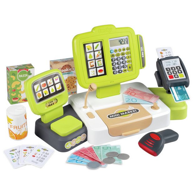 Smoby large cash register green - British product