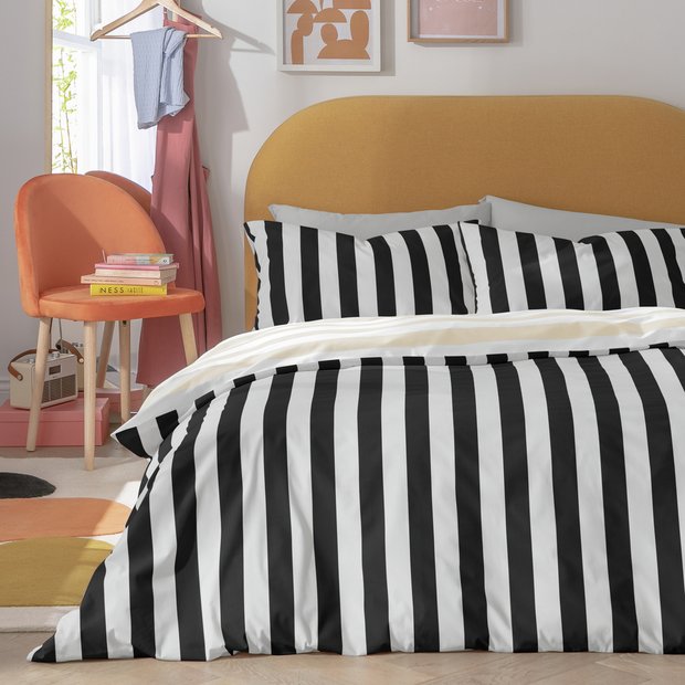 Habitat Trend Stripe bedding set single, imported from the UK