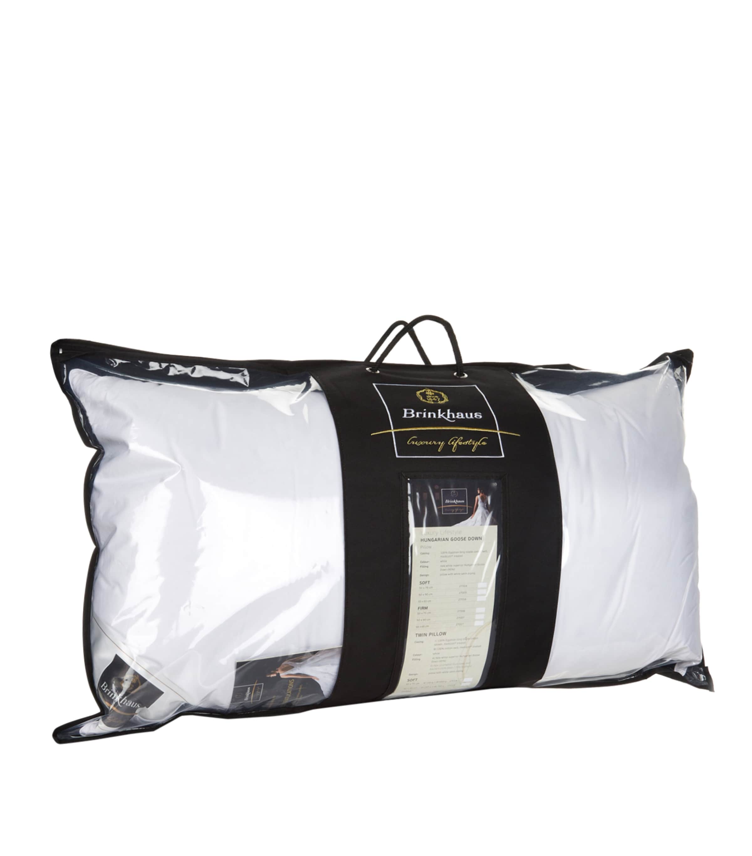 Brinkhaus twin firm down pillow 50cm x 90cm - British product