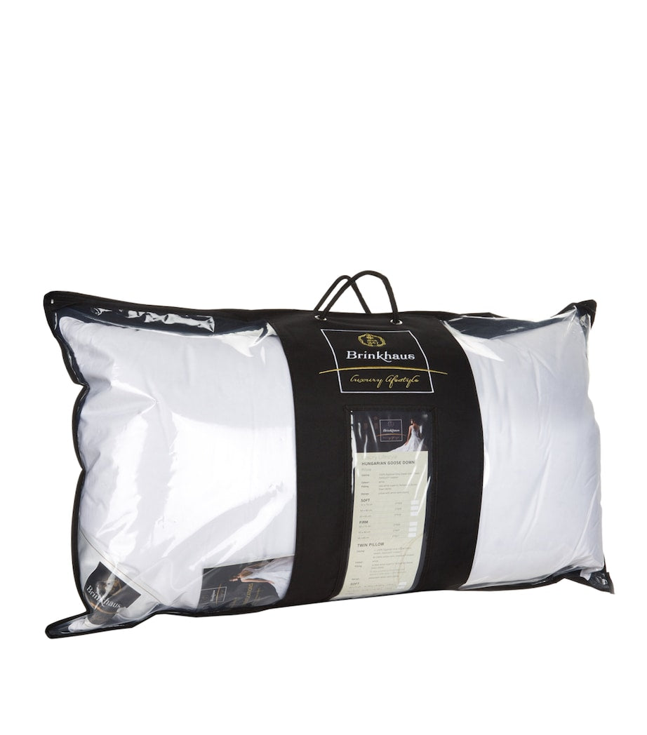 Brinkhaus twin firm down pillow 50cm x 90cm - British product
