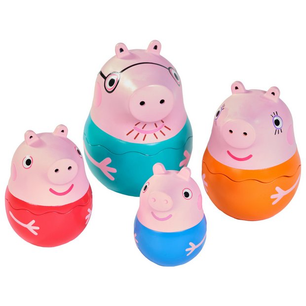 Tomy Peppa Pig nesting family bath toy, UK version