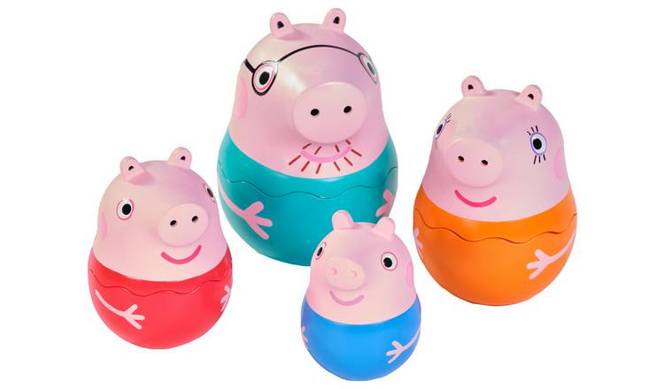 Tomy Peppa Pig nesting family bath toy, UK version