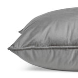 Habitat Velvet Cushion - Grey - 55x55cm