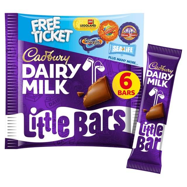 Cadbury Dairy Milk Little Bars Chocolate Multipack   6 x 18g GOODS M&S   