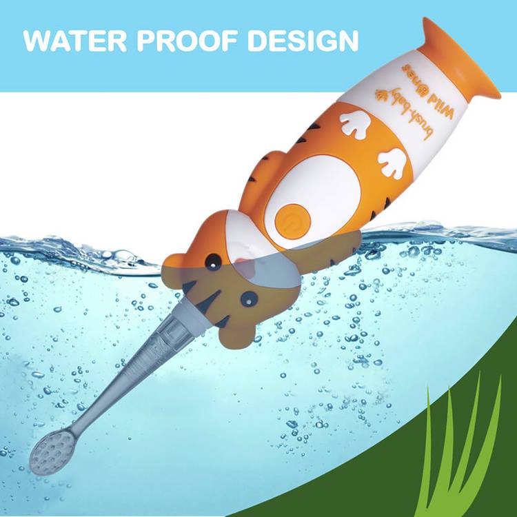 brush-baby WildOnes Tiger electric toothbrush, imported from the UK