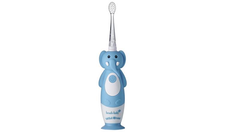 brush-baby WildOnes Elephant electric toothbrush blue - British product
