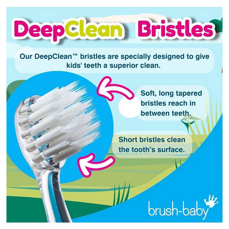 brush-baby WildOnes Elephant electric toothbrush blue - British product