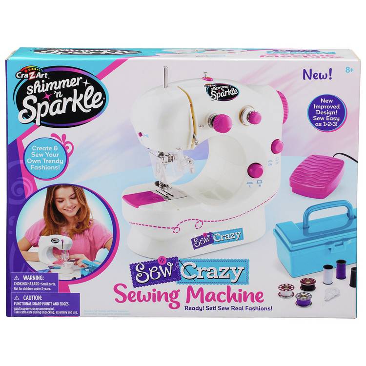 Sew Crazy sewing machine toy craft kit (British brand)