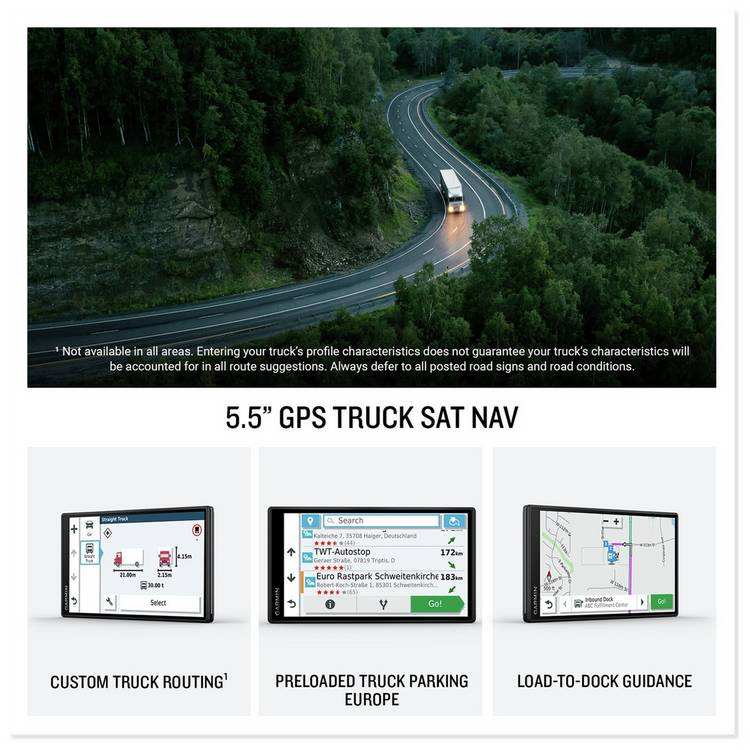 Garmin dezl LGV500 MT-S truck sat nav 5.5 inch (British brand)