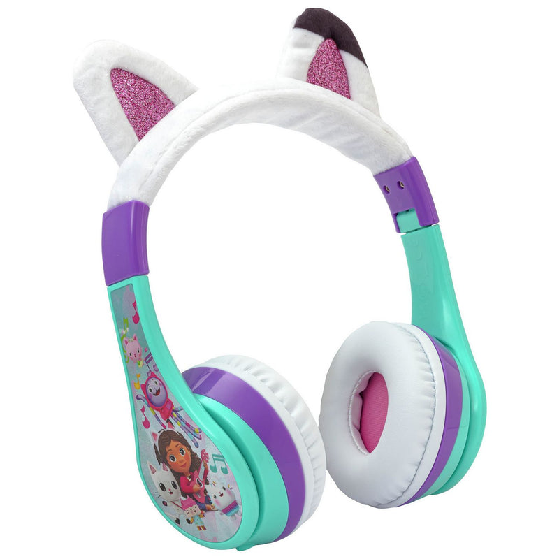 eKids Gabby's Dollhouse kids Bluetooth headphones - British product