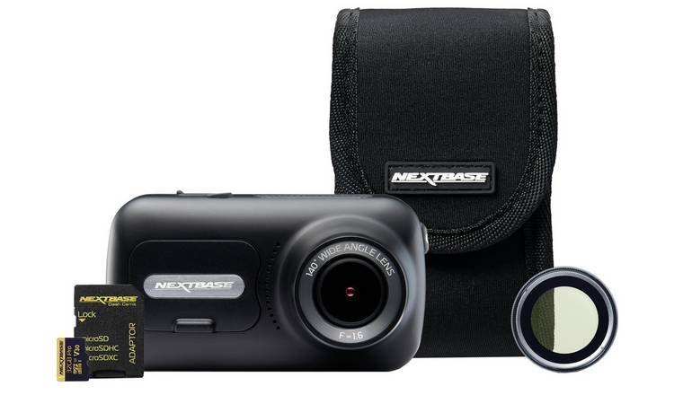 Nextbase 322GW front dash cam bundle with 32GB card (British brand)