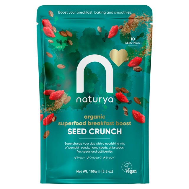 Naturya Organic Breakfast Boost Seed Crunch   150g GOODS M&S   