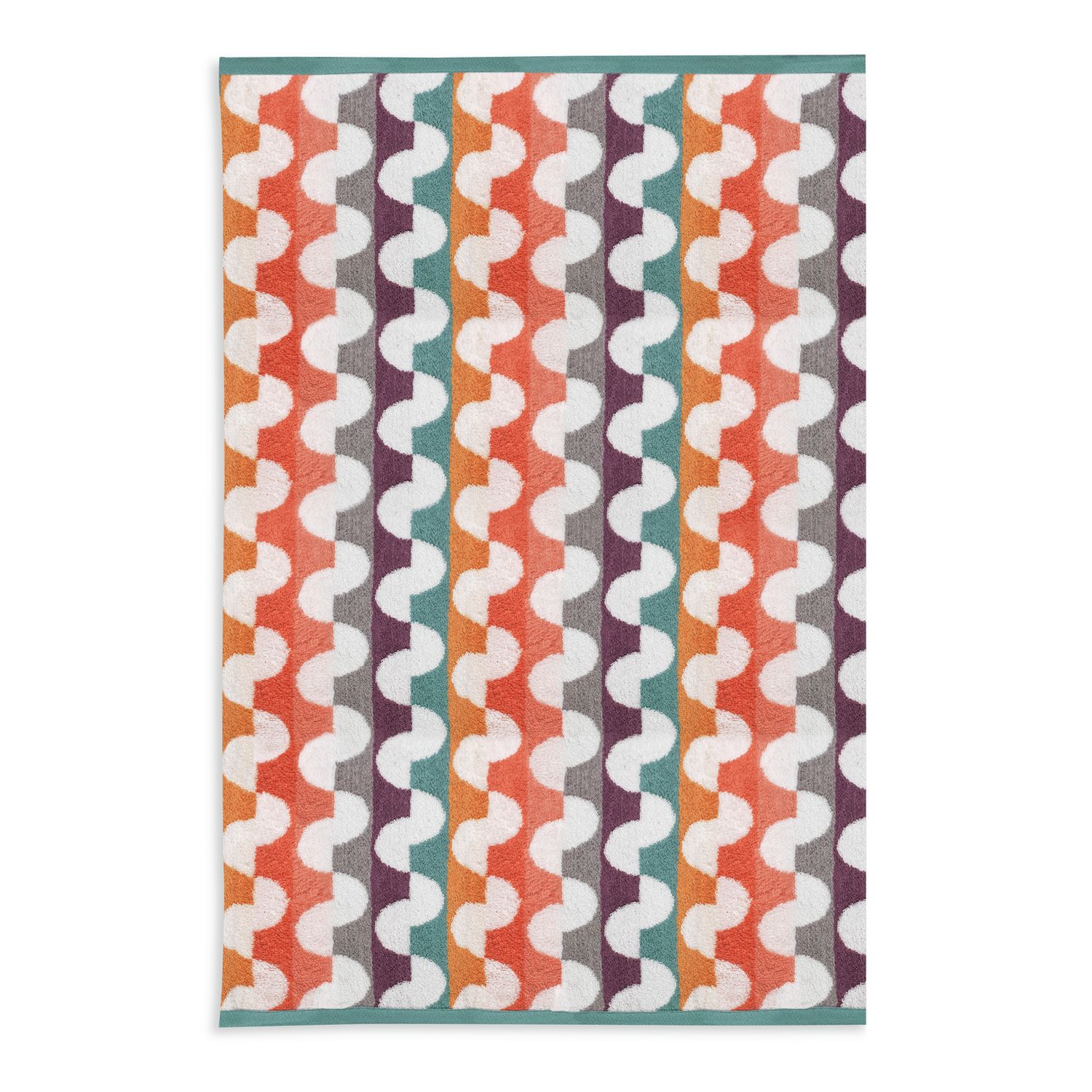 Habitat Brights geometric tufted hand towel multicolour (British brand)