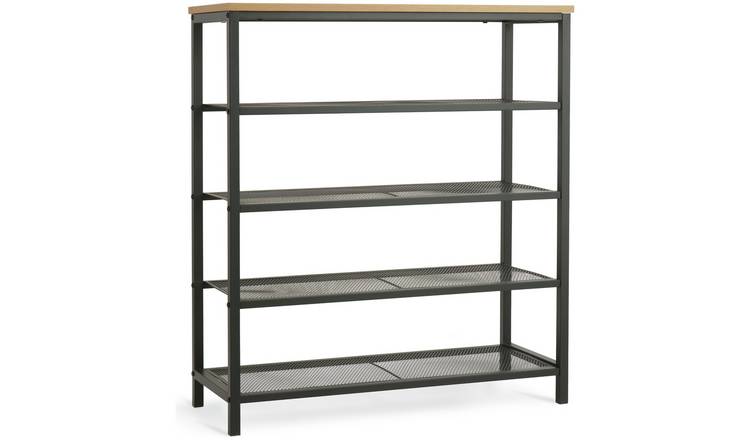 Argos shoe storage rack black, UK version