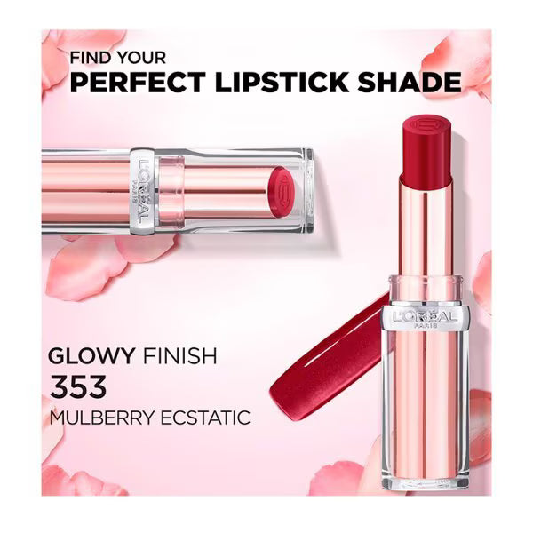 L'Oréal Paris Glow Paradise Balm-In-Lipstick mulberry, imported from the UK