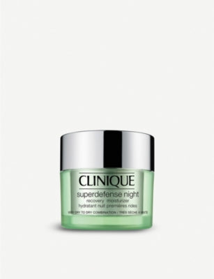 Clinique Superdefense night recovery moisturiser 50ml (British brand)
